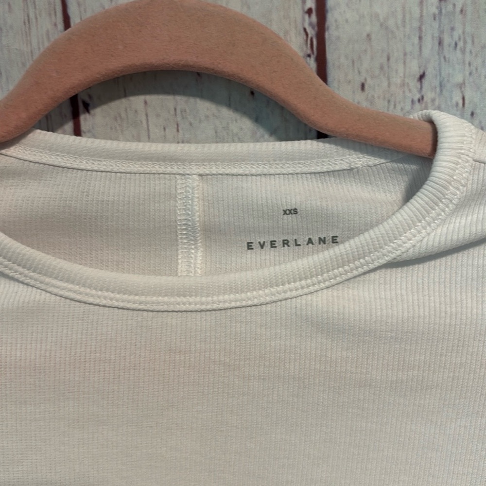 NWOT Everlane The Supima® Micro-Rib Crew - Picture 6 of 8
